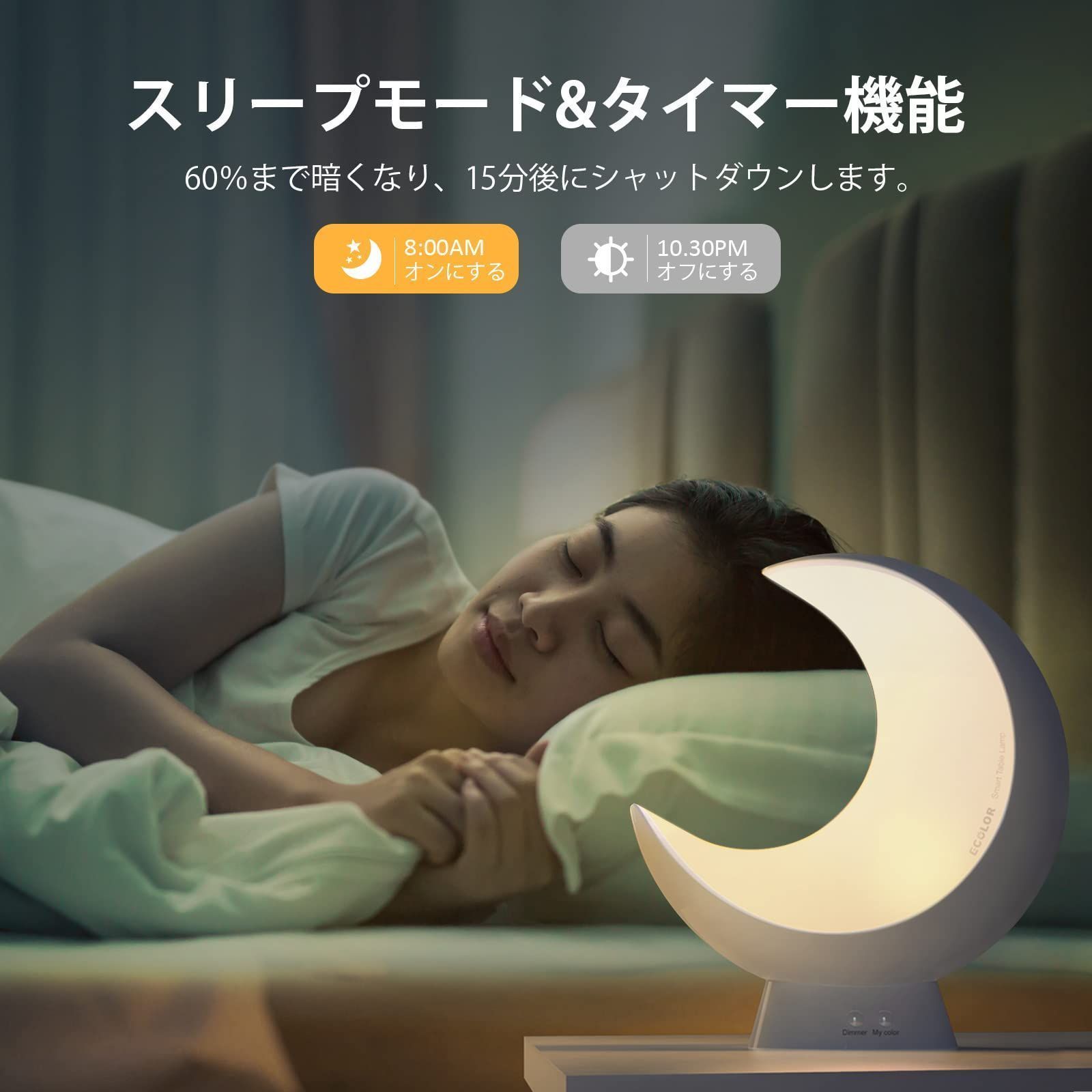 売れてます！ECOLOR スマートテーブルランプ 電気スタンド - メルカリ