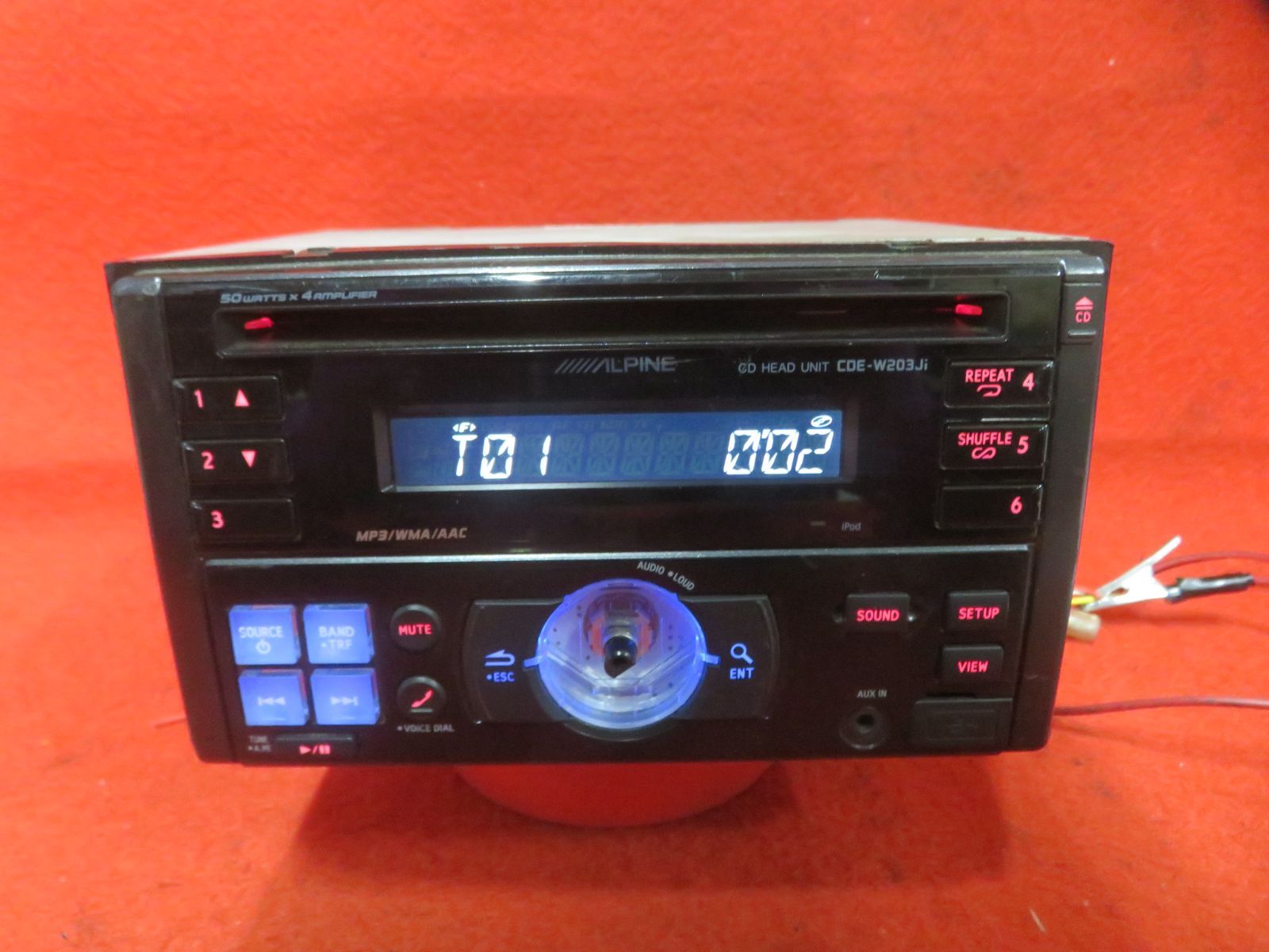 ALPINE カーオーディオ 2DIN アルパイン CDE-W203Ji アルパイン】CD