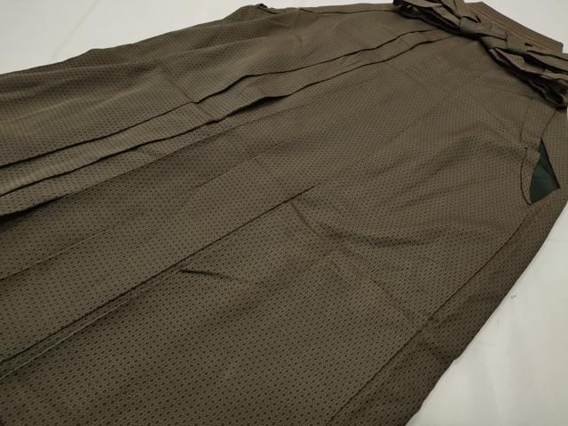 平和屋着物○男性 行灯袴 縞 銀糸 正絹 逸品 AAAU8211zg 平和屋着物○