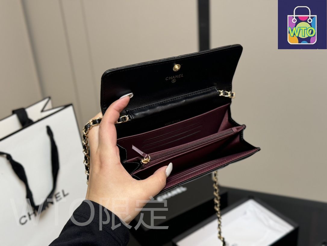 【CHANEL】チェーンウォレット 本日限定特価】シャネル チェーンウォレット 18.11cm フルレザー