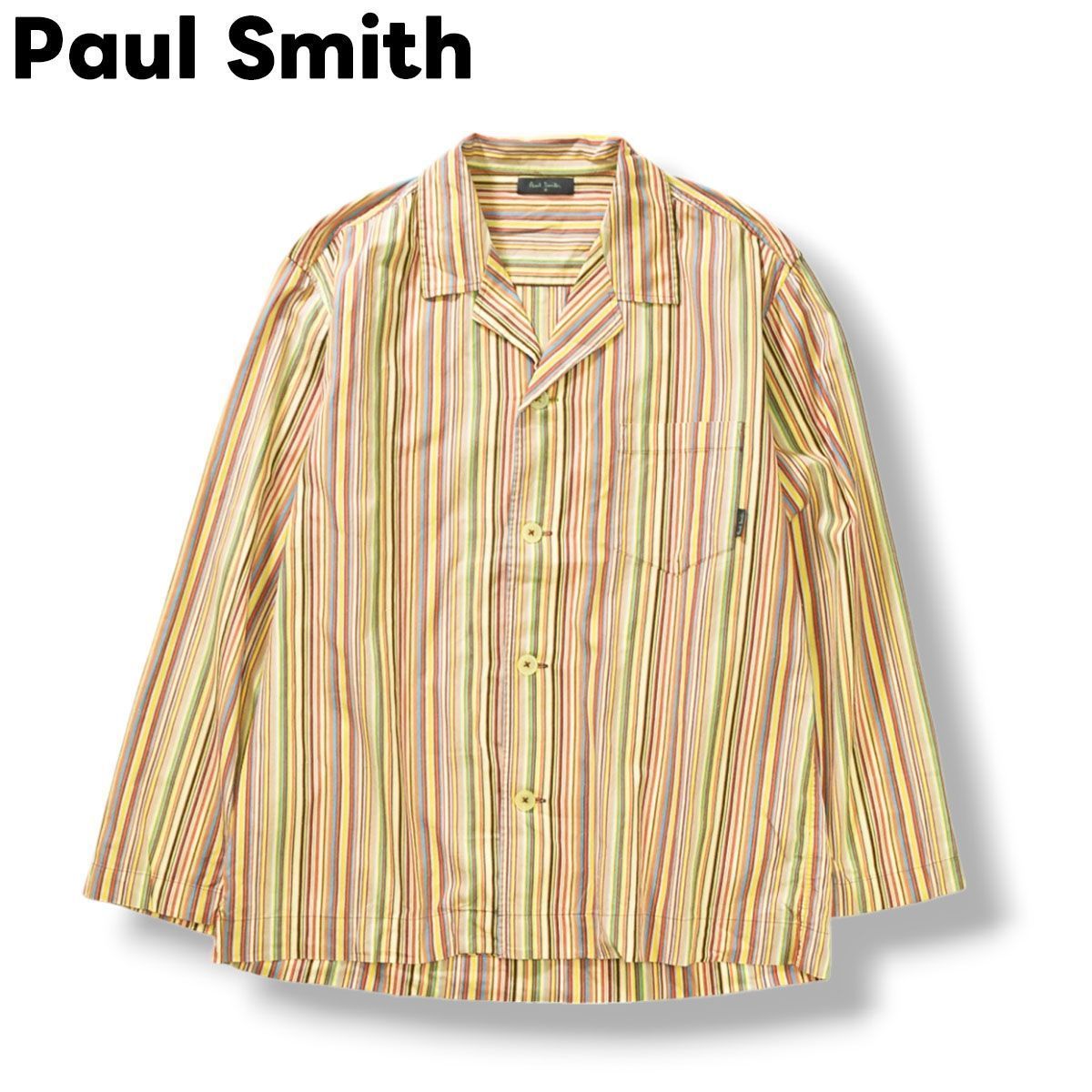 定番デザイン!】 ポールスミス Paul Smith 長袖 開襟 オープンカラー 