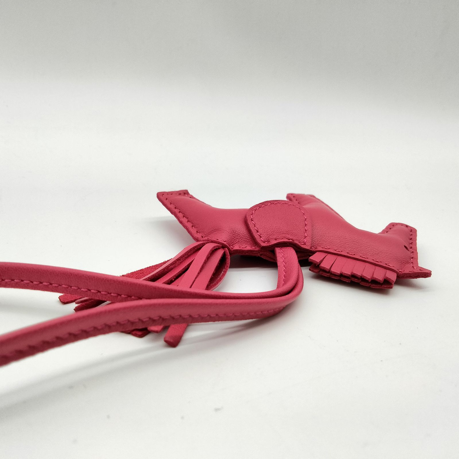 HERMES エルメス バッグチャーム ロデオMM ローズメキシコ