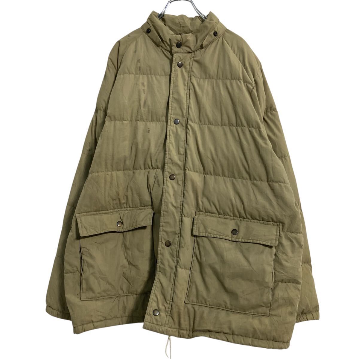OUTDOOR EXCHANGE ダウンジャケット XL ベージュ ビッグサイズ 古着卸 アメリカ仕入 a612-6365