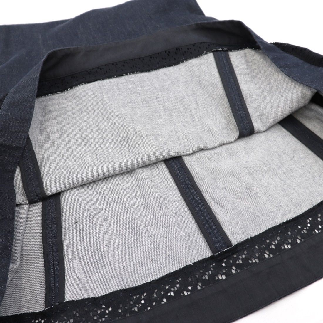 フォクシーニューヨーク　インディゴ　デニム　ワンピース 美品 フォクシー ニューヨーク INDIGO Dress デニム ワンピース