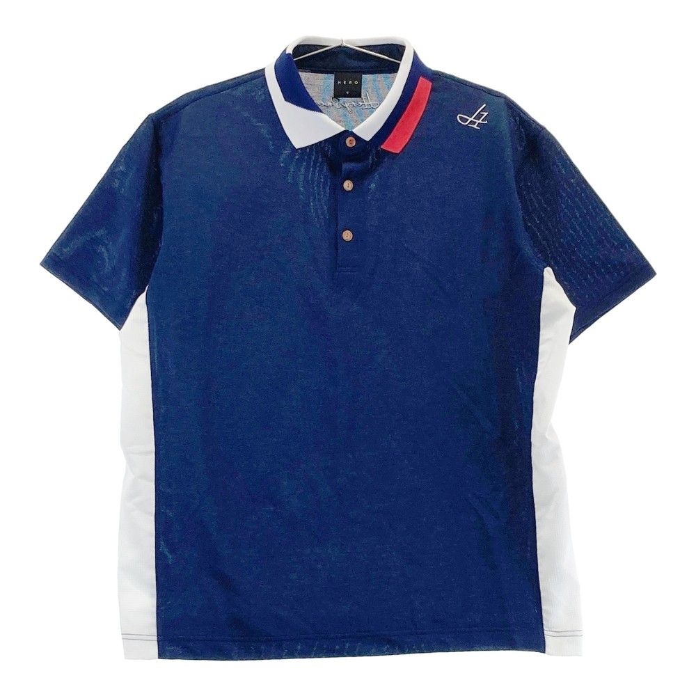 サイズ：5 HERG1 エルグワン 半袖ポロシャツ ネイビー系 [240101259414  