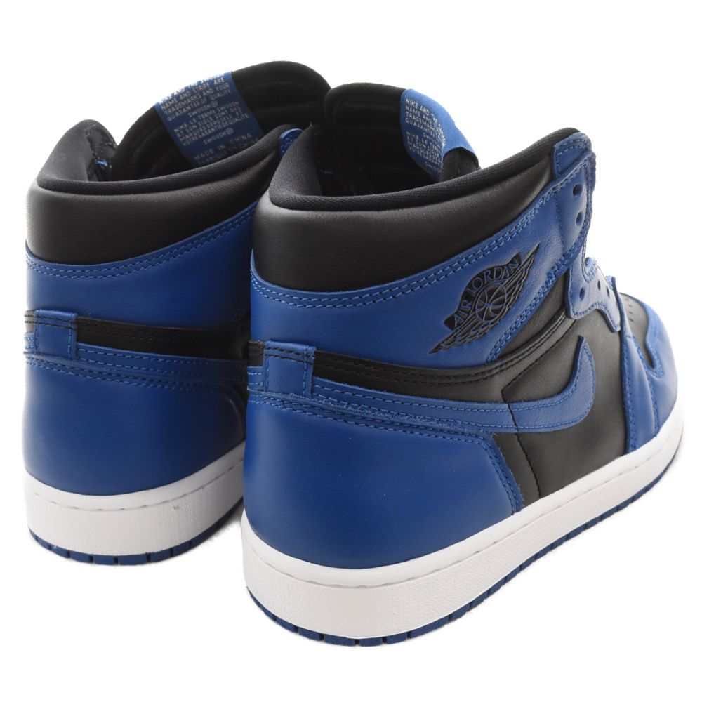 NIKE (ナイキ) AIR JORDAN 1 RETRO HIGH OG DARK MARINA BLUE 555088-404 エアジョーダン1  レトロ ダークマリーナブルー ハイカットスニーカー ブルー/ブラック US8.5/26.5cm - メルカリ