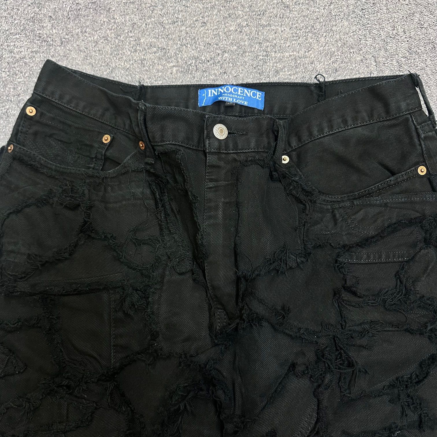 INNOCENCE NYC 24SS PATCHWORK DENIM SHORTS パッチワーク デニム 