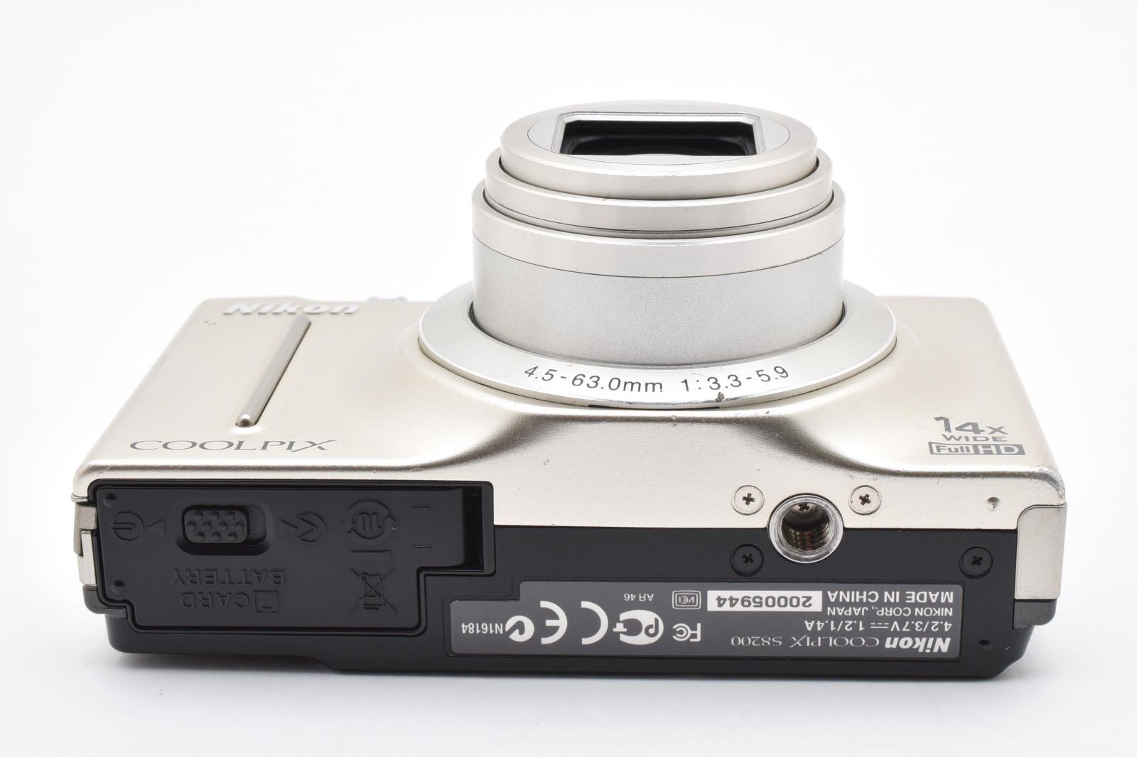 概要欄必読 Nikon coolpix S8200 シルバー 人気 バッテリー