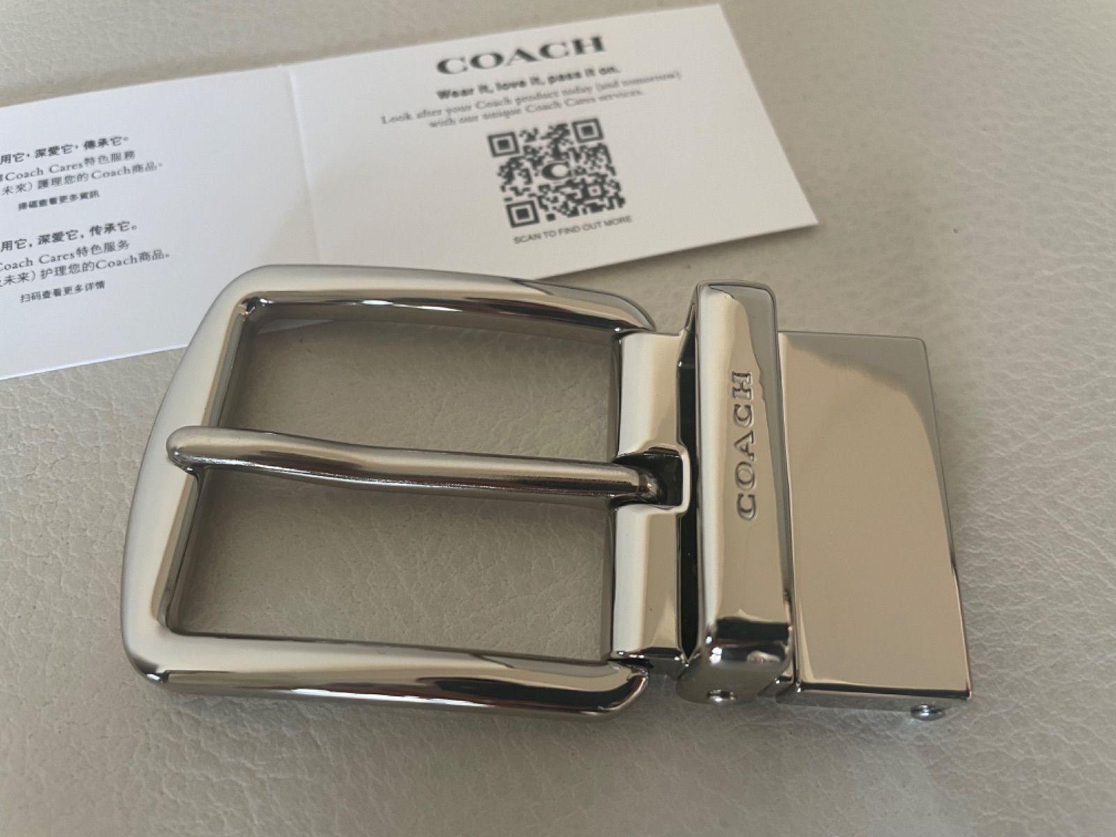 未使用品✨COACH 981 ベルト バックル2点 COACH コーチ ベルト レディース 小物 25MM クラシック バックル