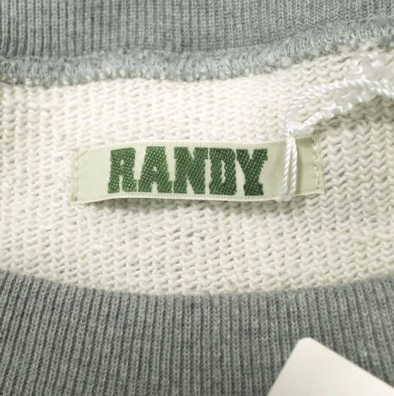 新品 RANDY ランディ 25SS 日本製 THROW ビッグスウェットシャツ