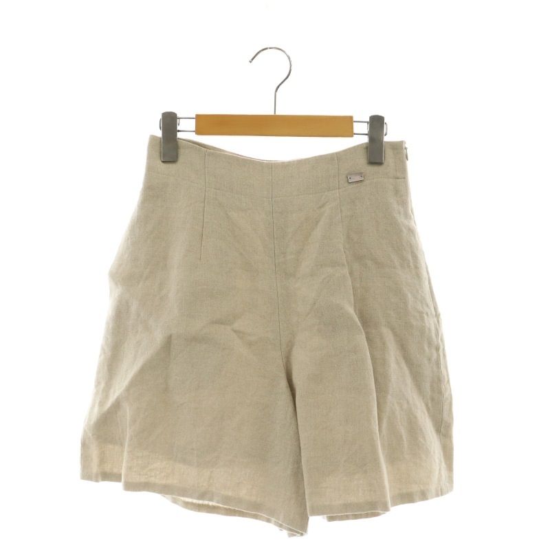 フォクシー FOXEY 39632 リネン ショートパンツ 38 生成り |MI OS