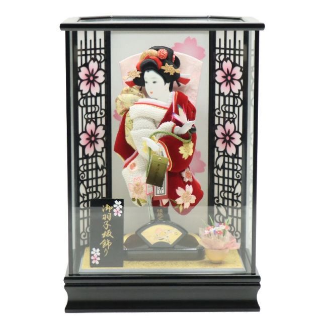 東京久月作ワイン塗り六角8号羽子板 楽天市場】羽子板 久月の