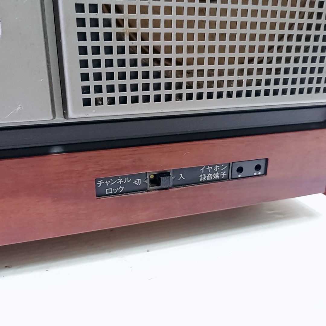 昭和レトロ ブラウン管 テレビ 木製 TH18-C1 ナショナル アナログ 昭和レトロ ブラウン管 テレビ 木製 TH18-C1 ナショナル
