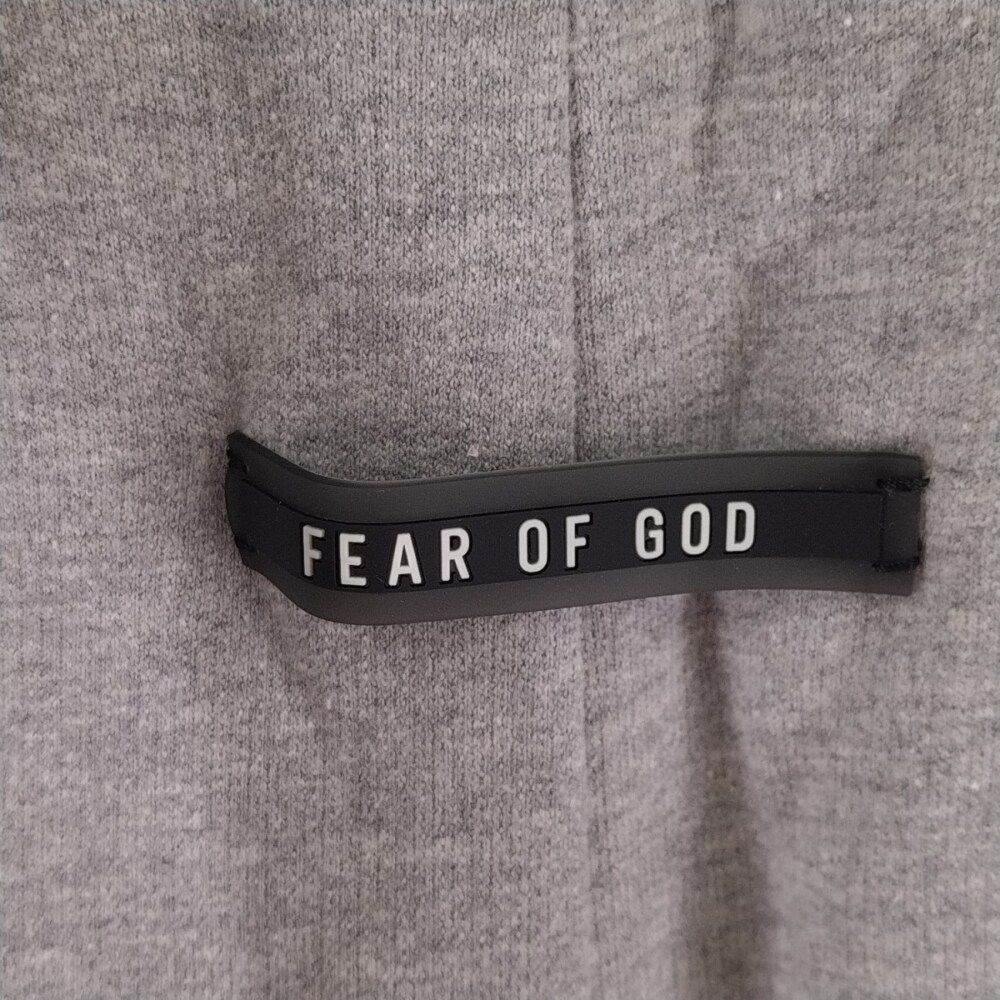 FEAR OF GOD (フィアオブゴッド) Sixth Collection Lounge Short 6th コレクション ドローコード  スウェットショートパンツ グレー 6S19-3005