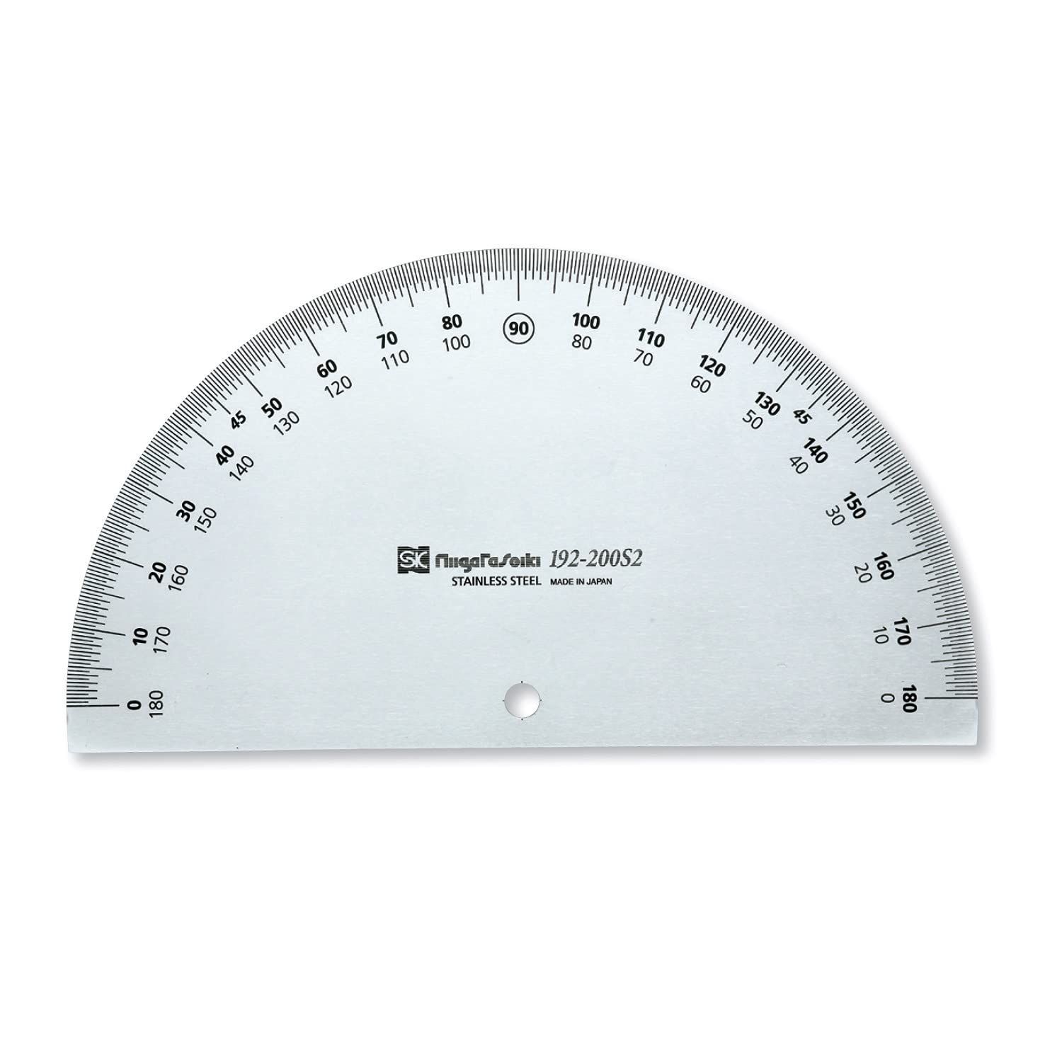 【特価セール】No.192-200 プロトラクター シルバー仕上 日本製 SK PRT192-200S 新潟精機