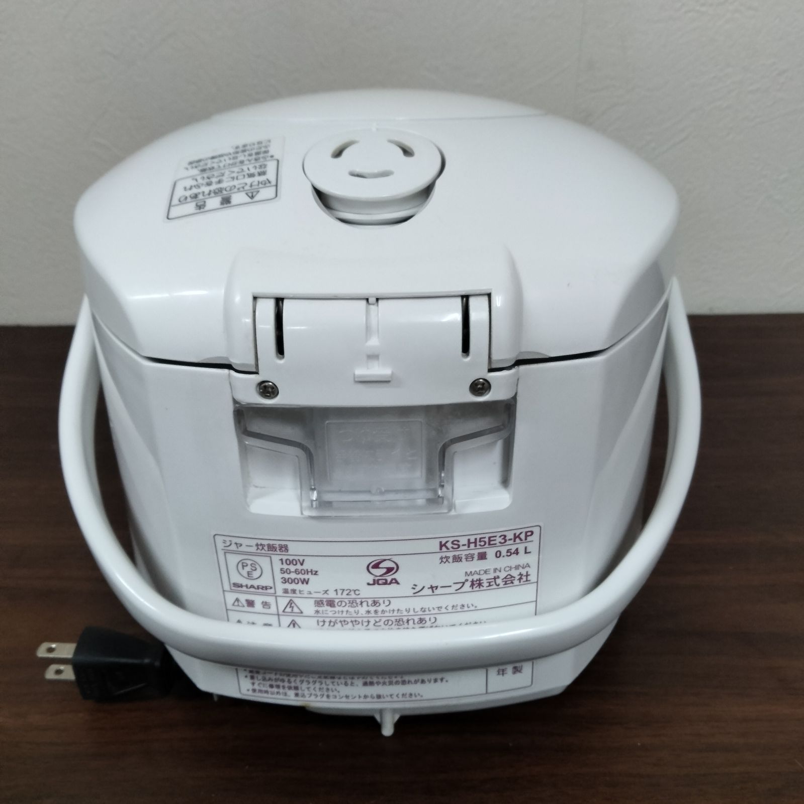 [N-3355] SHARP シャープ ジャー炊飯器　KS-H5E3-KP 0.54L 2006年製