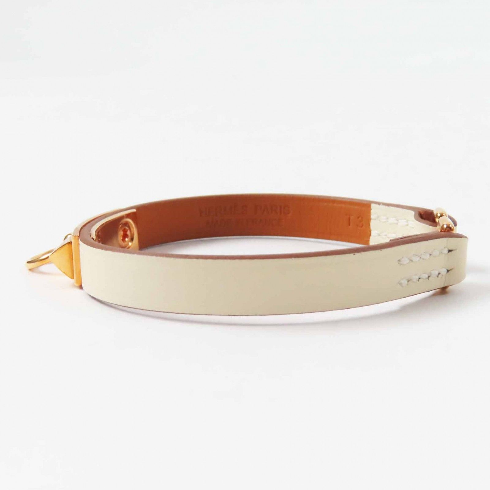未使用品◎HERMES エルメス リヴァルミニ ブレスレット ピンクゴールド 