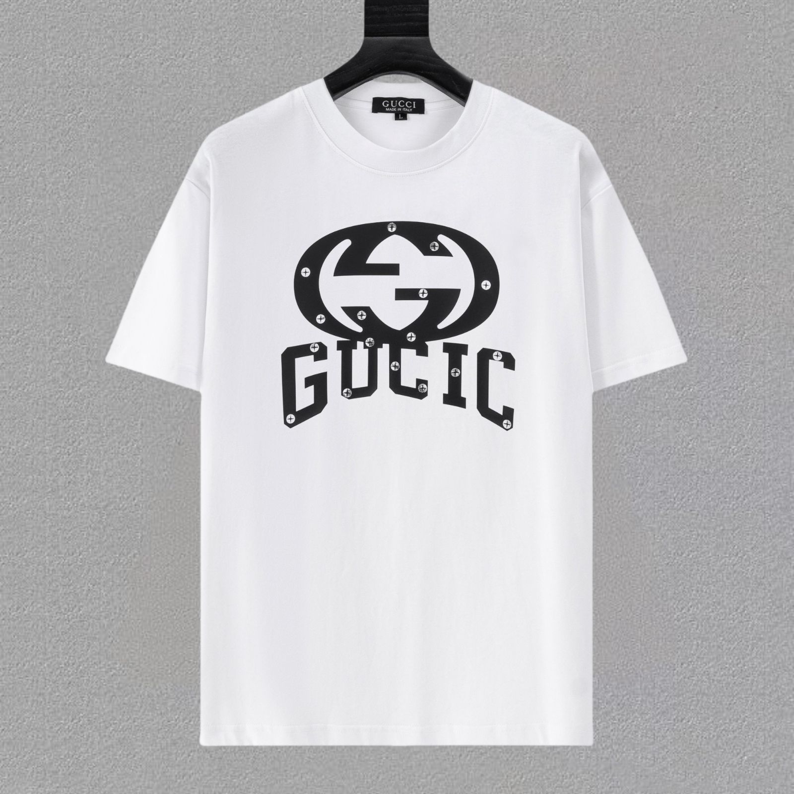 gucci ロゴプリント Tシャツ GUCCI グッチ ロゴ プリント GG柄 Tシャツ 半袖/メンズ/S☆美品