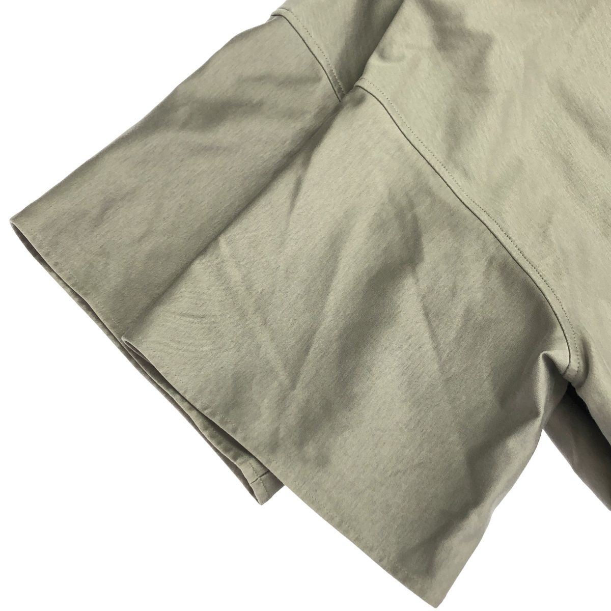 THE RERACS ザ リラクス 22SS C/NY SATIN STAND COLLAR ZIP サテン