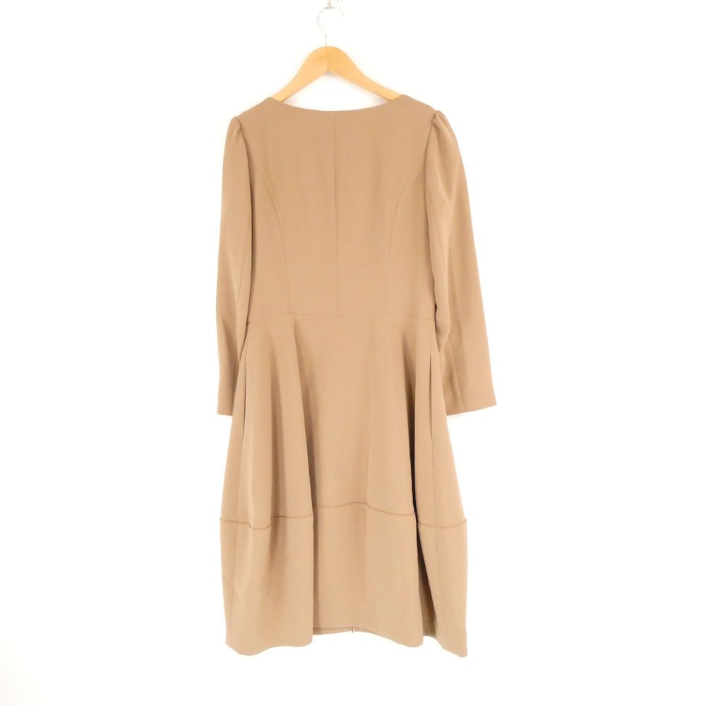 Rene basic ルネ 5636280 ワンピース 34 トリアセテート他 ロング丈 フロントファスナー 長袖 レディース AY7124A72