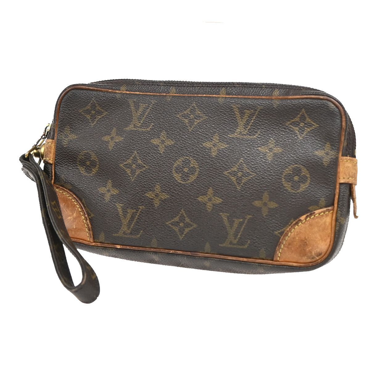 LOUIS VUITTON ルイヴィトン マルリードラゴンヌ PM クラッチバッグ モノグラム レザー M51827 04KA980