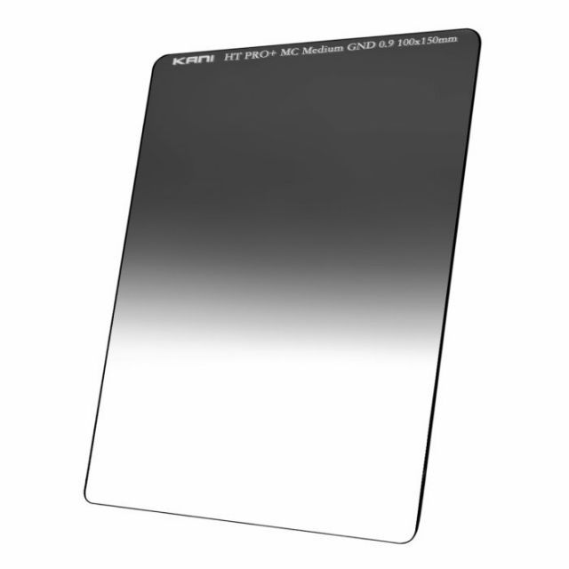 KANI 角型フィルター ハーフND8 プレミアムミディアムGND 0.9 100x150mm 減光効果 最大3絞り分 | レンズフィルター 角形
