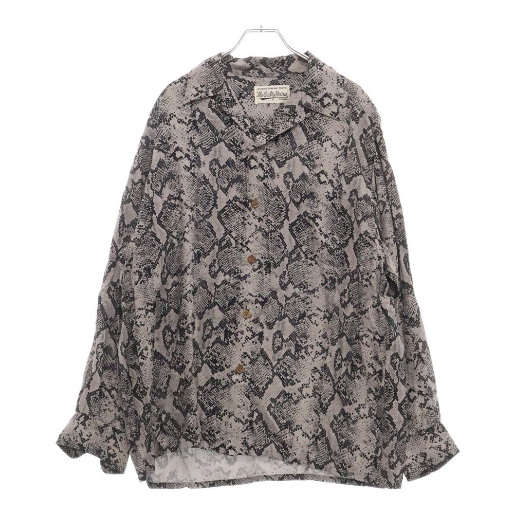 WACKO MARIA (ワコマリア) Python Hawaiian L/S Shirt パイソン WACKO MARIA (ワコマリア) Python Hawaiian L/S Shirt パイソン