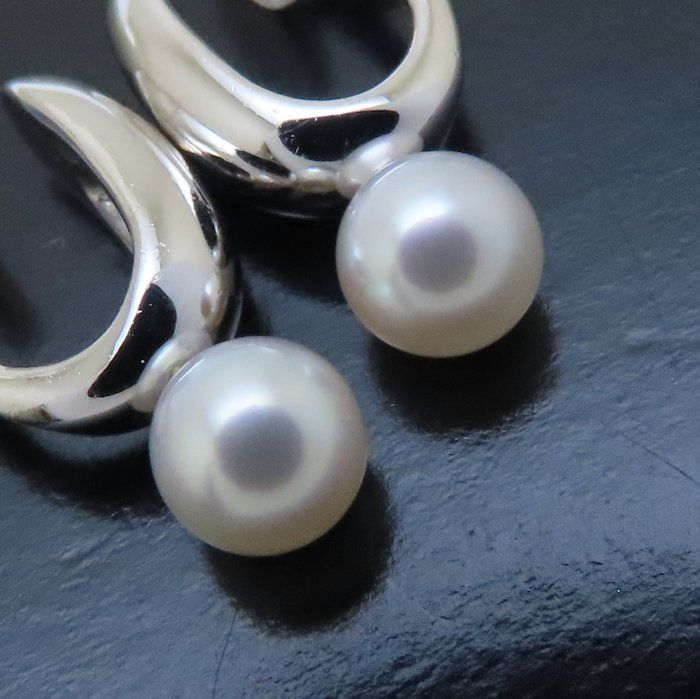 MIKIMOTO ミキモト パール イヤリング ベビーパール 真珠 シルバー925  