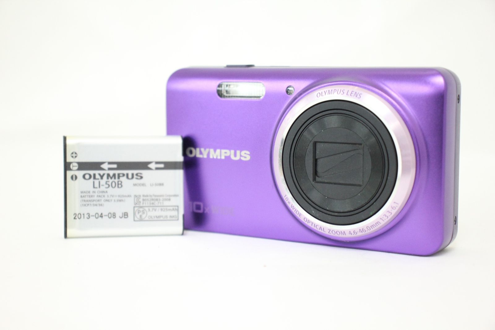 返品保証 オリンパス Olympus VH-520 パープル 10x バッテリー