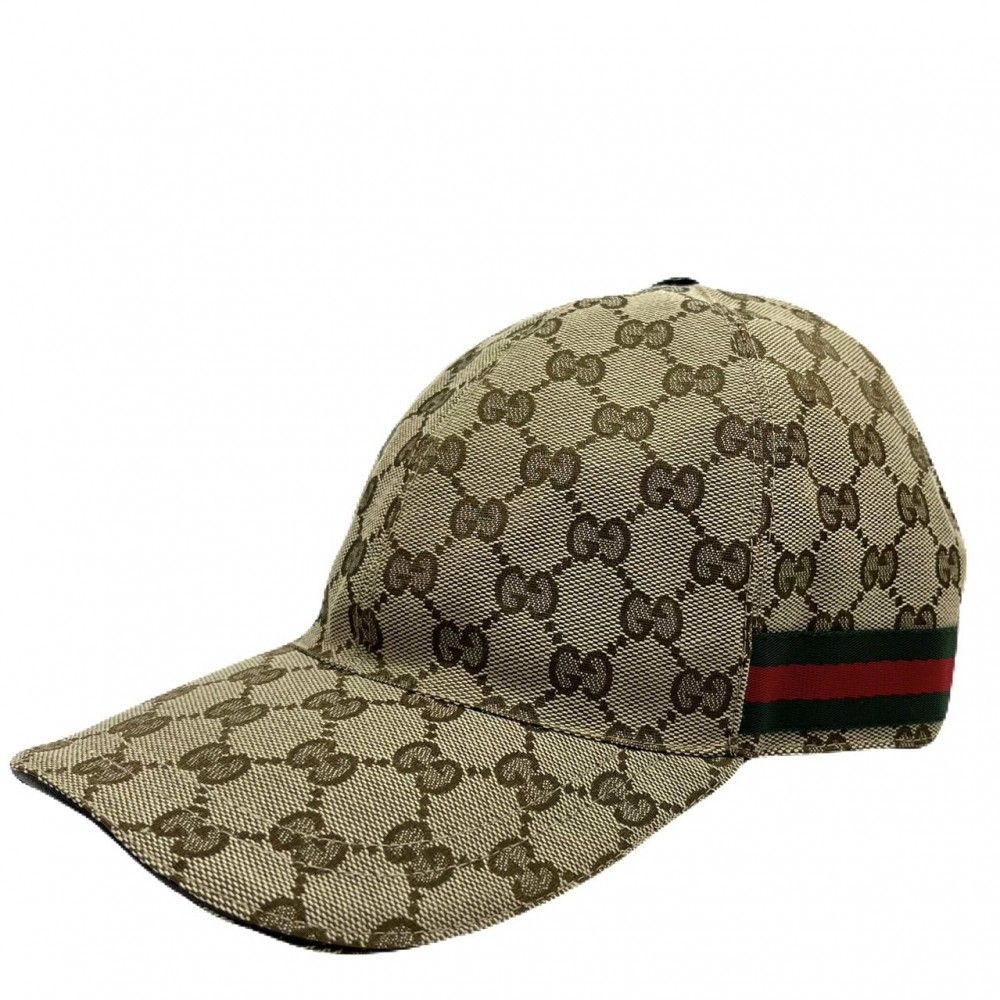 美品 GUCCI グッチ ベースボールキャップ 男女兼用