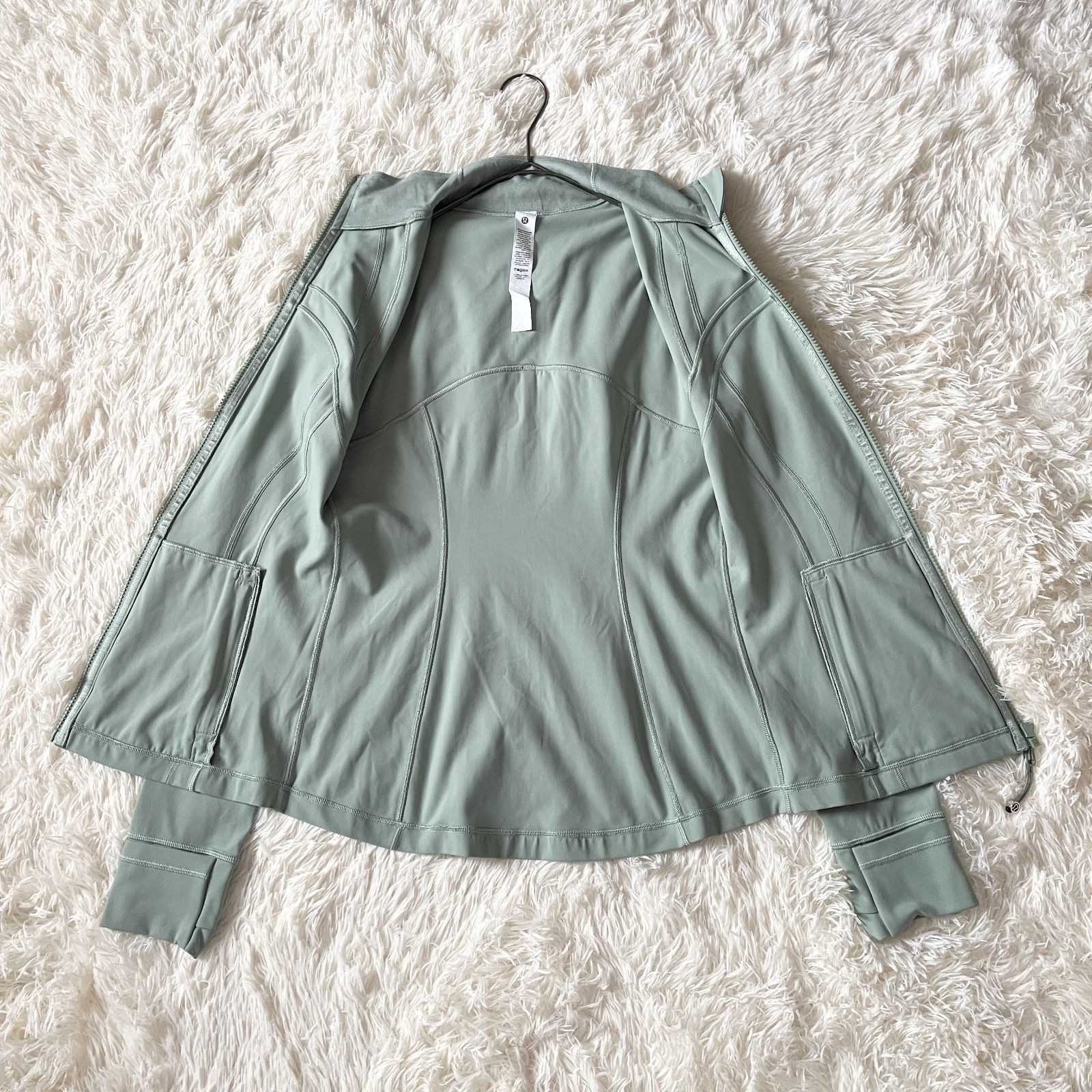 ルルレモン Define Jacket サイズ10 グリーン Lululemon Define
