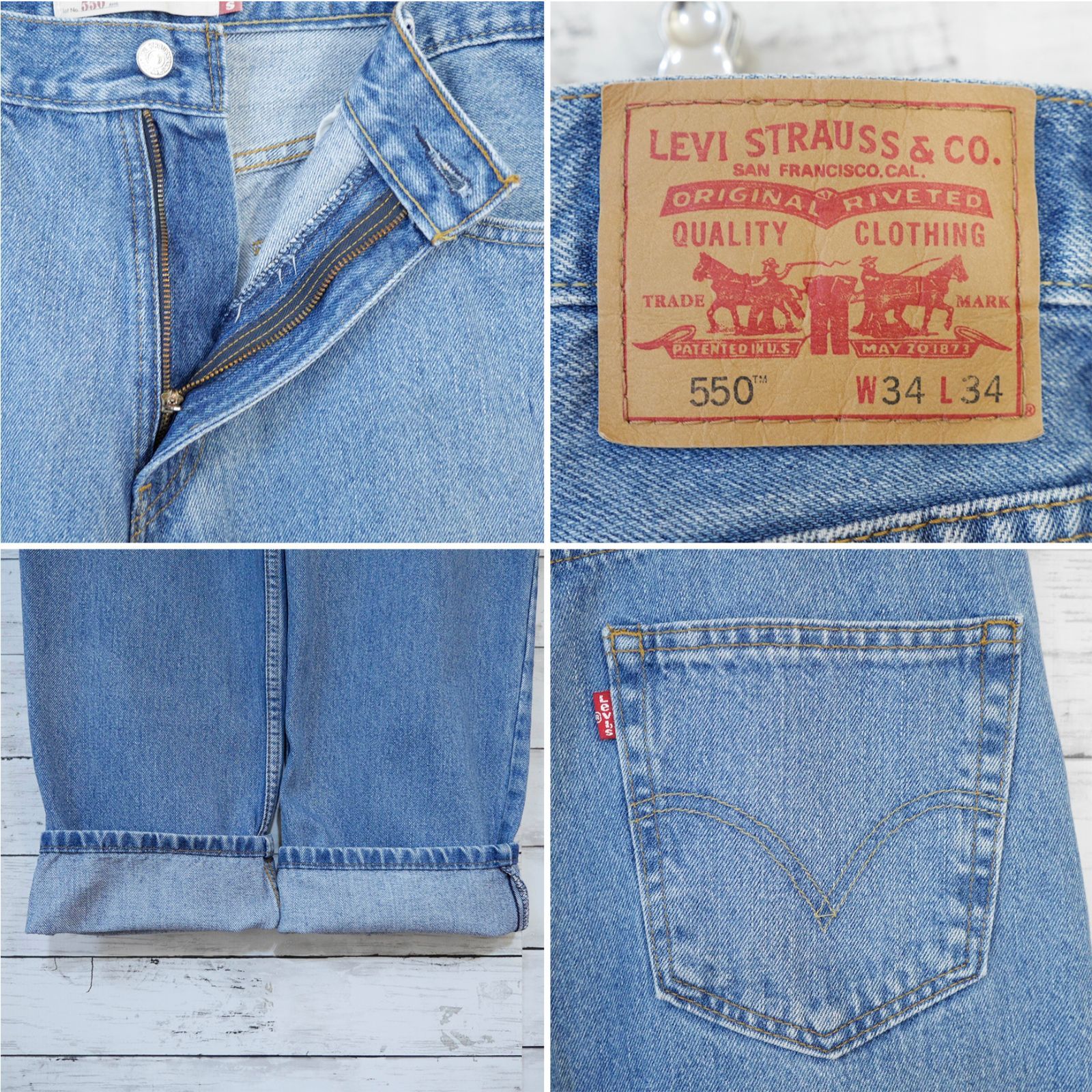 Levi's 550 Relaxed W34 L30 デニムパンツ 楽天市場】リーバイス550 w34 l30の通販
