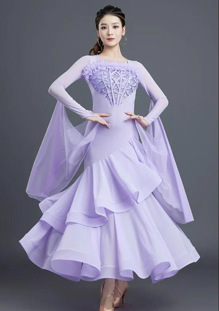 新品未使用 練習着にも最適 スタンダードドレス 発表会やダンス