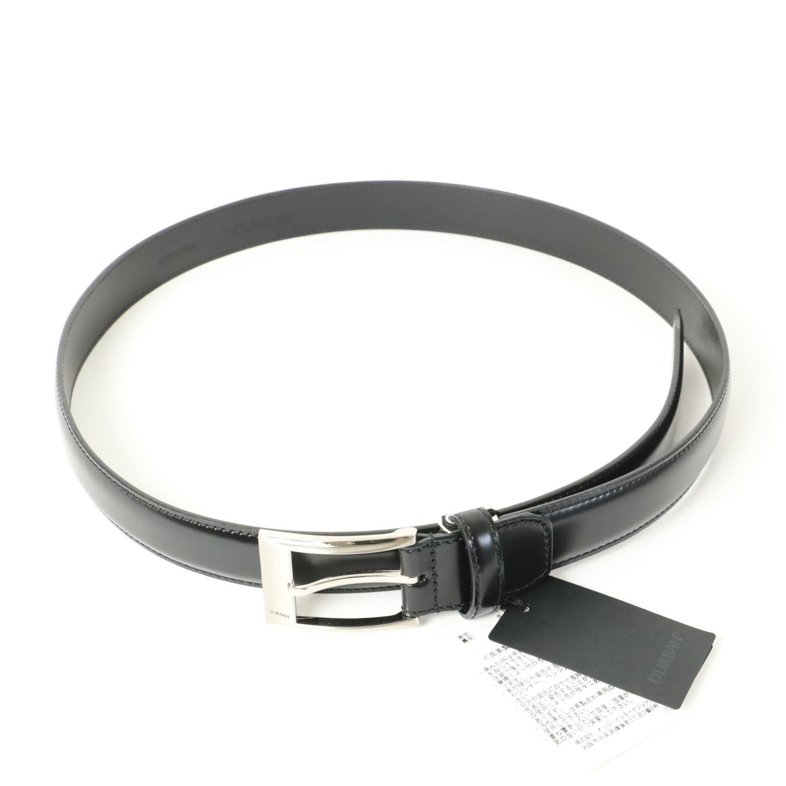 新品 DURBAN ダーバン コードバンベルト (1605590010) 本革 メンズ 馬