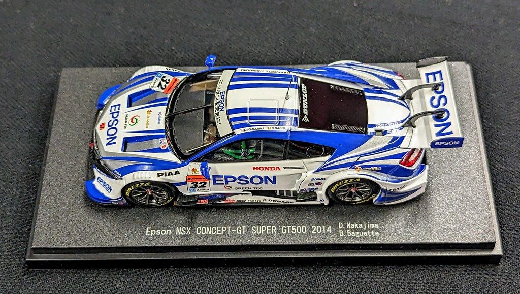 エムエムピー 1/43 EBBRO Epson NSX CONCEPT-GT SUPER GT500
