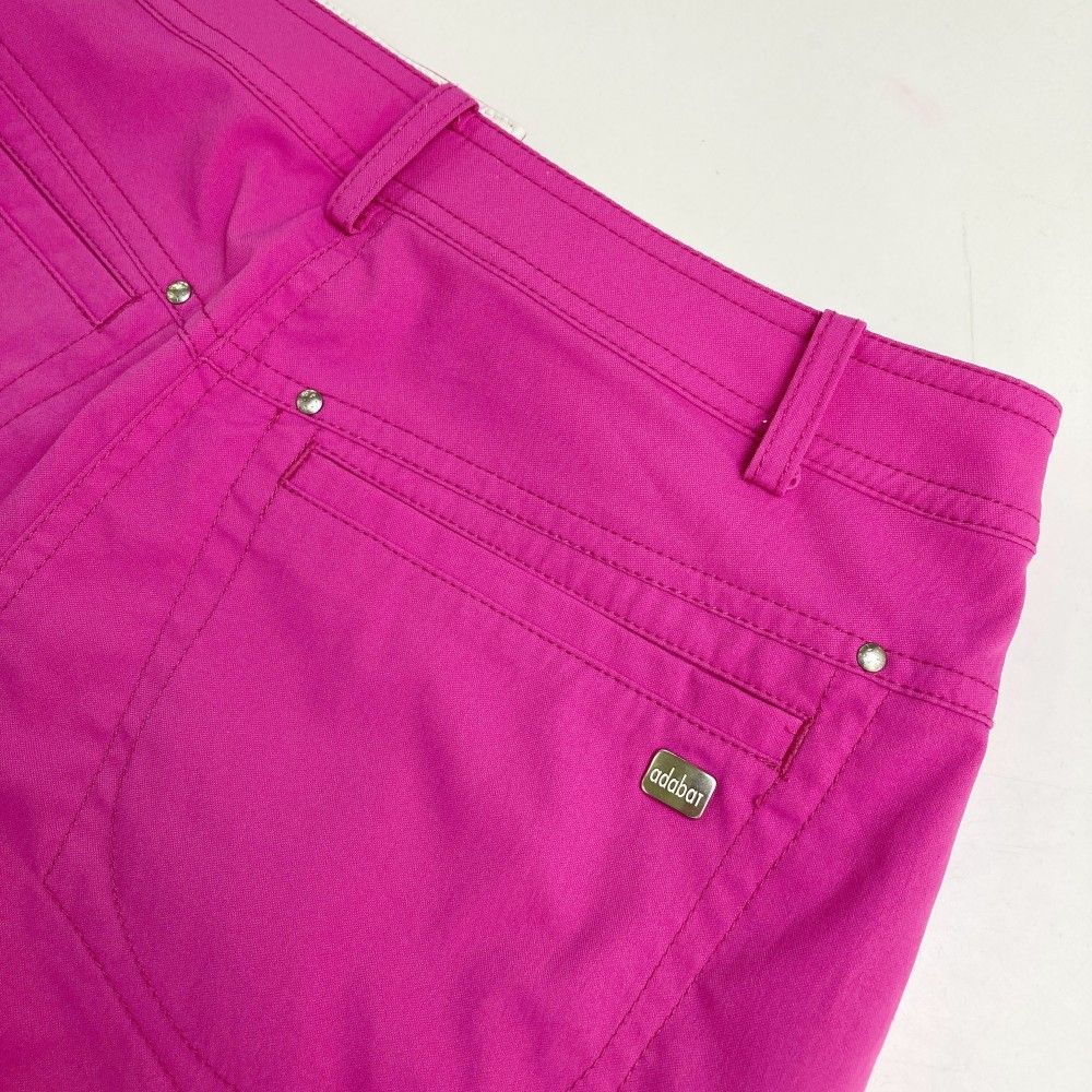 サイズ：46 ADABAT アダバット  ストレッチパンツ  ピンク系 [240101455799] ゴルフウェア メンズ ストスト 新品】ADABAT アダバット ストレッチパンツ ピンク系 46 ゴルフ