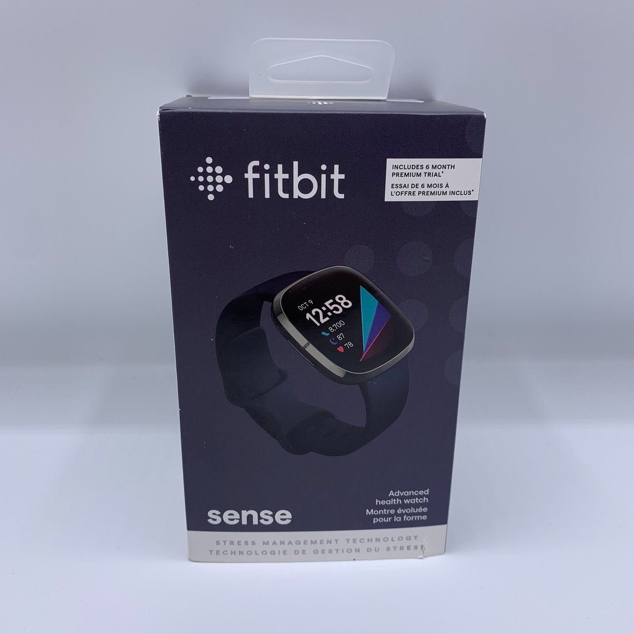 52.fitbit sense GPS搭載スマートウォッチ カーボン/グラファイト ...