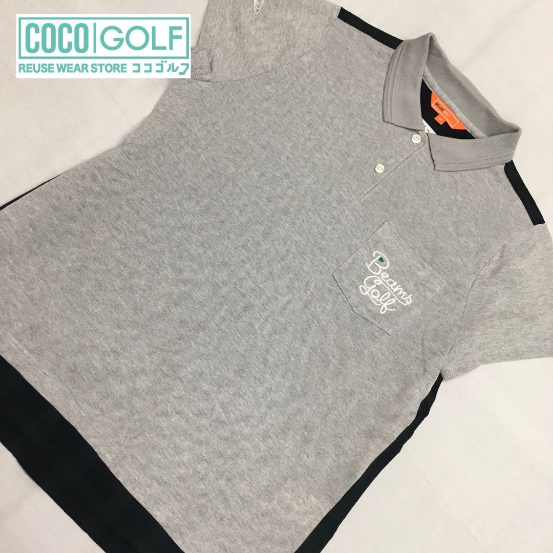 ビームスゴルフ　ゴルフウェア　レディース　ポロシャツ　半袖　紺　M