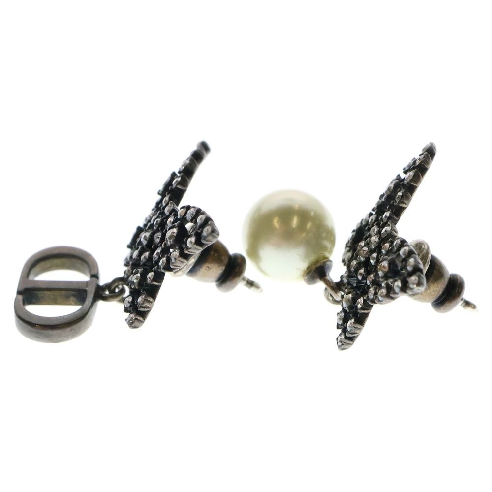 Christian Dior ディオールバタフライロゴグリッターデザインピアス