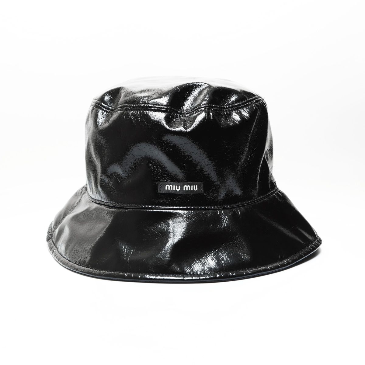 Miu Miu ミュウ ミュウ ハット バケットハット ロゴ Size S