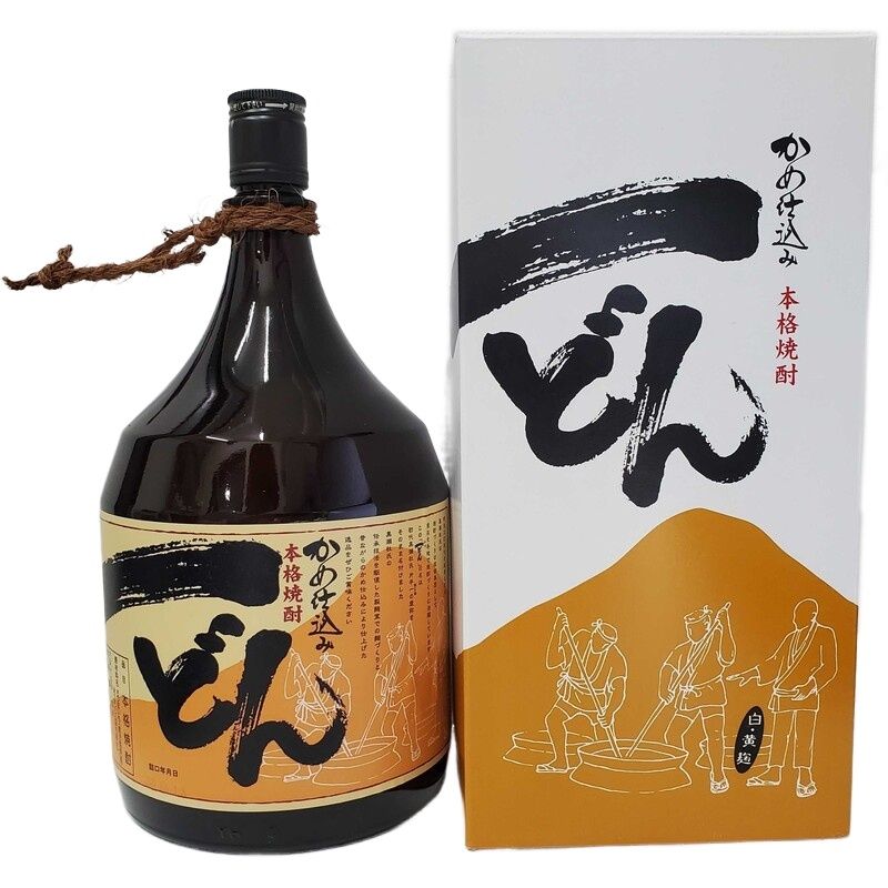 未開栓 一どん 1800ml 保管品 本格焼酎 杜氏の里笠沙 アルコール25％(芋焼酎)｜売買されたオークション情報、yahooの商品情報をアーカイブ公開  - オークファン 飲料