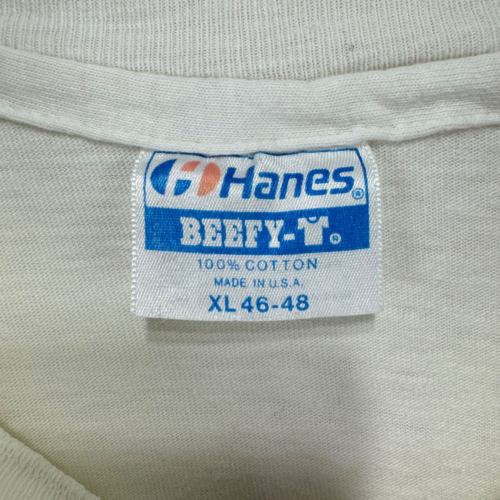 XL 80s～90s vintage Vidal Sassoon Print T-shirt Tee USA製