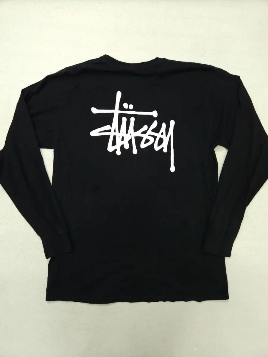 STUSSY ステューシー ビックスストックのロゴ 長袖 ロングスリーブ L