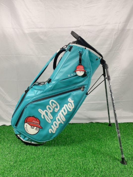 マルボンゴルフ malbon ゴルフバッグ 楽しい キャディバッグ 新品