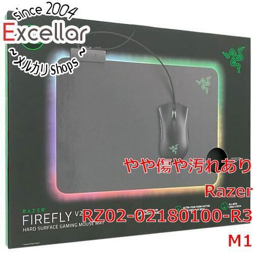 [bn:8] Razer　ゲーミングマウスパッド Firefly V2 RGB RZ02-03020100-R3M1　展示品