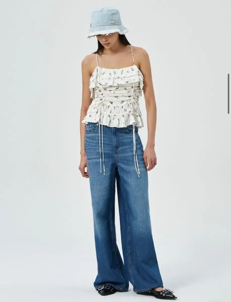 GANNI ガニー GANNI デニム バケットハット S