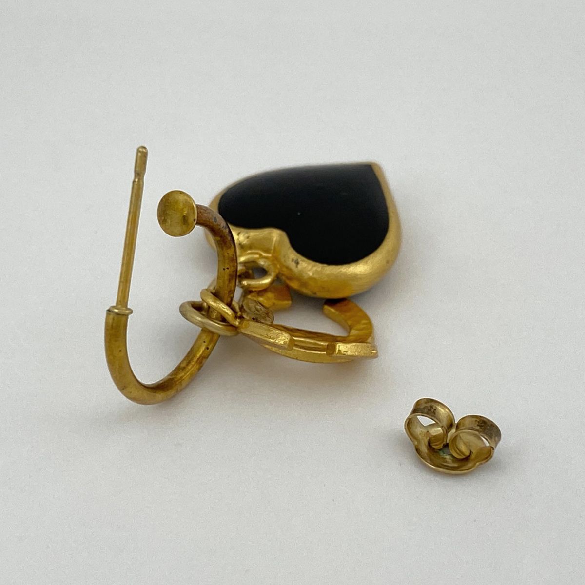 シャネル CHANEL ココマーク ピアス スイング ハート ピアス GP