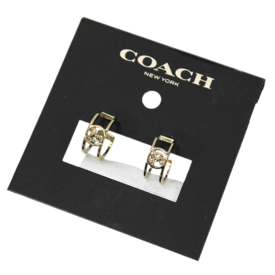 COACH/コーチ ホースキャリッジ ピアス シルバーカラー IS Bランク 