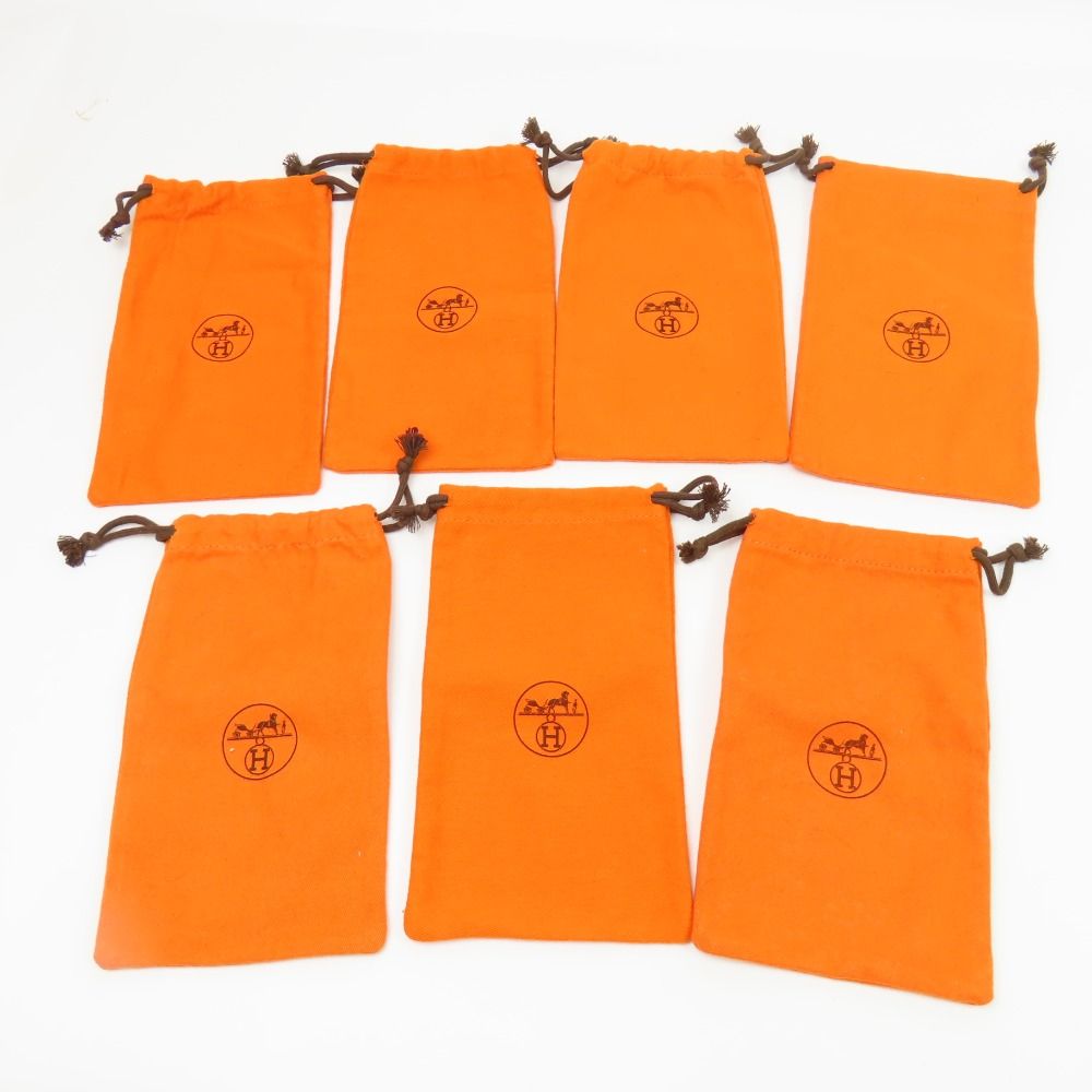 エルメス 巾着 保存袋 ダストバッグ 小物用 26点 セット サイズ色々 100822 HERMES エルメス 巾着 保存袋 ダストバッグ 小物用