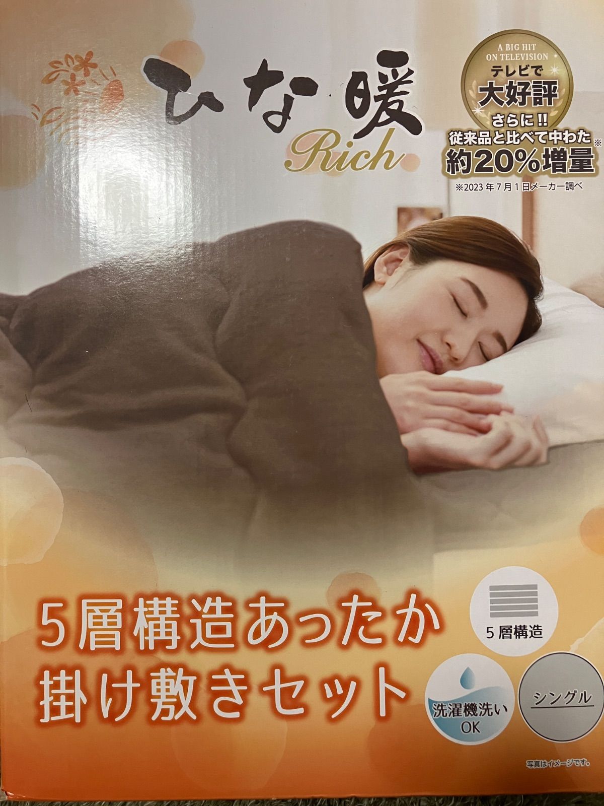 新品未使用品】ひな暖ぬくぬくセット 人気のひな暖リッチ掛け